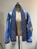 Quilt coat jacket "one step at a time"