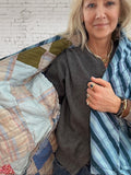 Quilt coat jacket "inside-out"