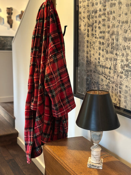 Winter red plaid robe-super soft!