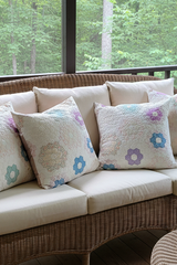 Pillows vintage quilt 22x22 set of 4