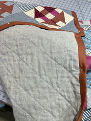 Quilt Reds criss-cross,  churn and dash