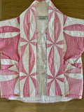 Quilt coat jacket vintage "pretty in pink"