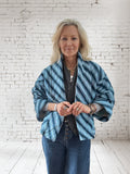 Quilt coat jacket "inside-out"