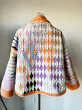 Quilt coat jacket "Diamond daze"