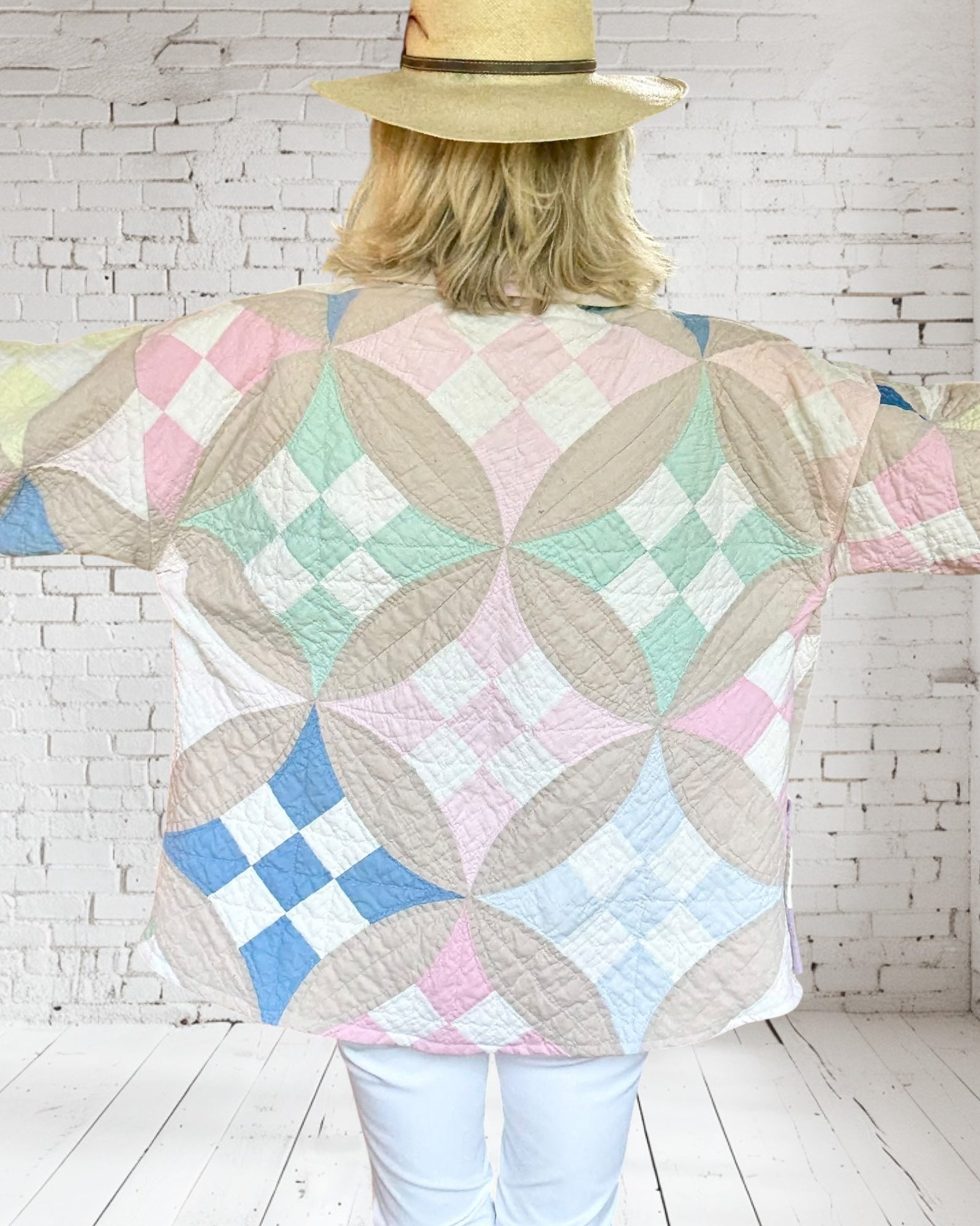 Quilt jacket "spring fling"