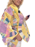 Quilt coat jacket "wedding rings"