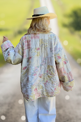 Quilt Jacket  “cottage rose”