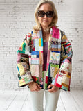 Quilt coat jacket "crazy color"