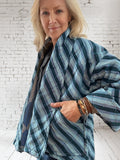 Quilt coat jacket "inside-out"