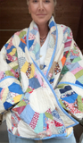 Quilt coat jacket "county fair" OOAK