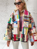 Quilt coat jacket "crazy color"