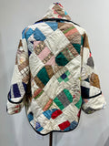 Quilt coat jacket "  crossroads"