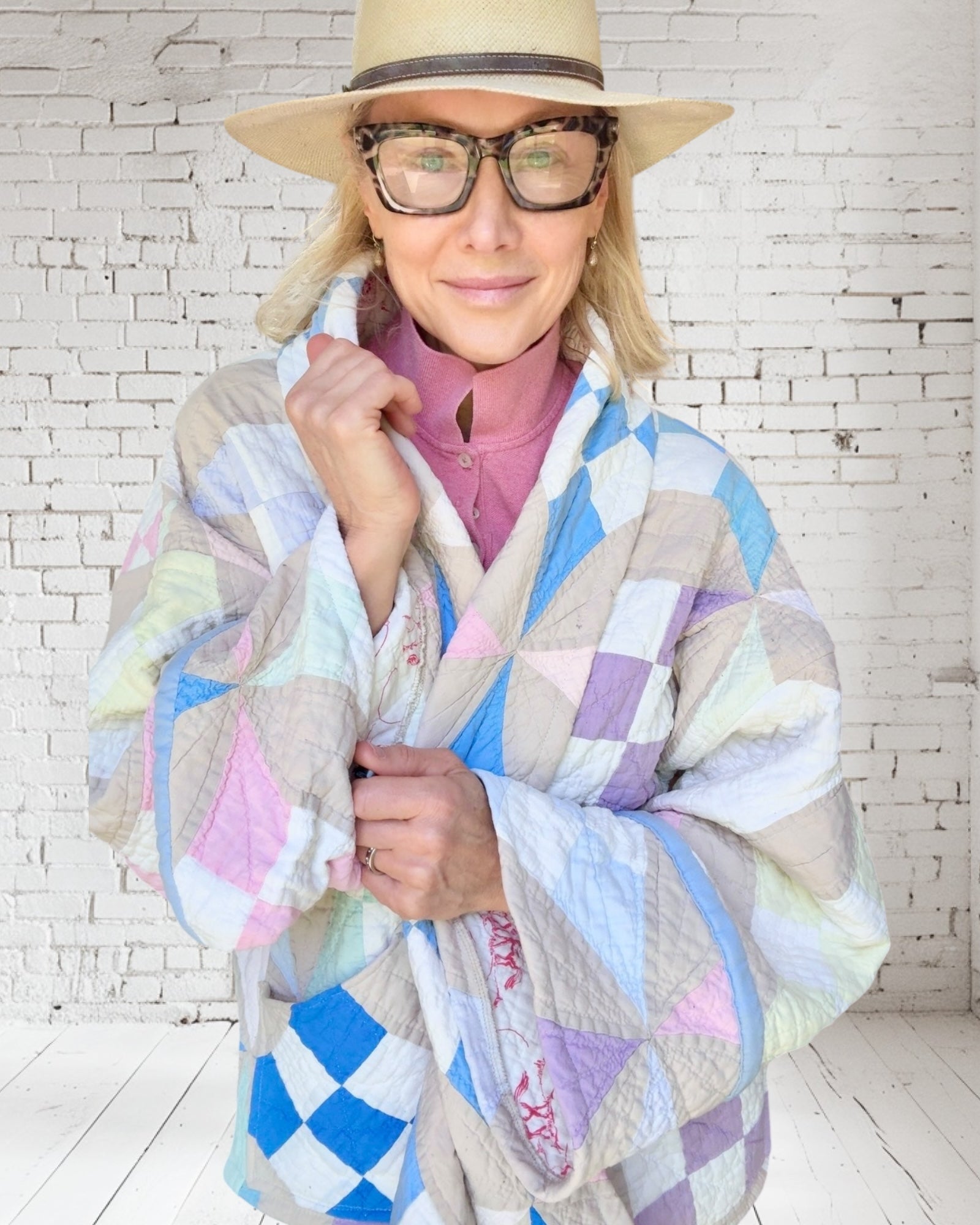 Quilt jacket "spring fling"