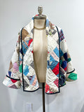 Quilt coat jacket "  crossroads"