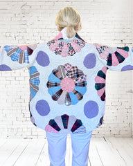 Quilt jacket “lavender fields“