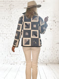 NEW STYLE Quilted Market Jacket  "bubble blues"