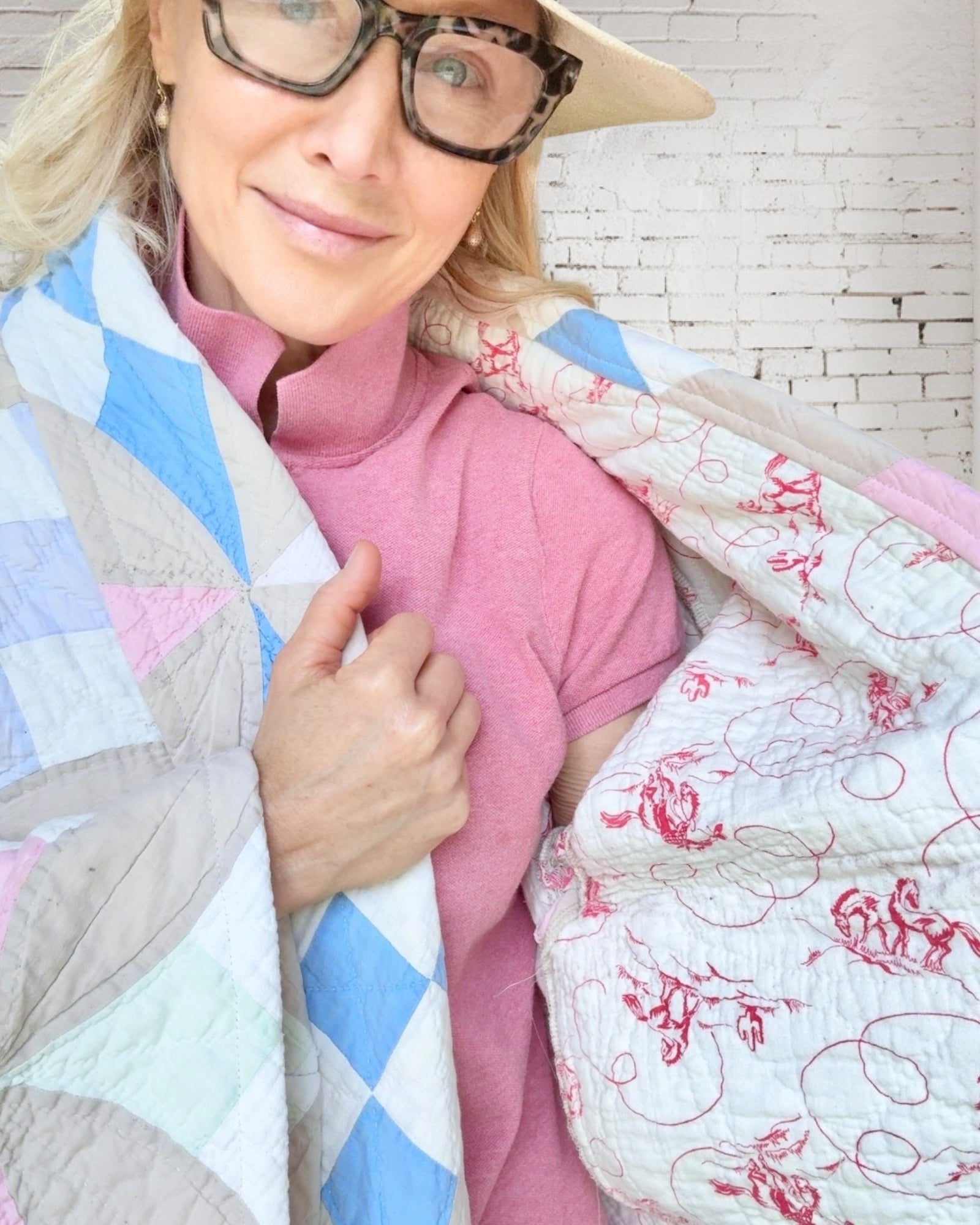 Quilt jacket "spring fling"