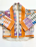 Quilt coat jacket "Diamond daze"