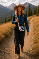 Vintage quilt Crossbody bag-stellar stars two