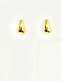 Golden nugget, post earrings