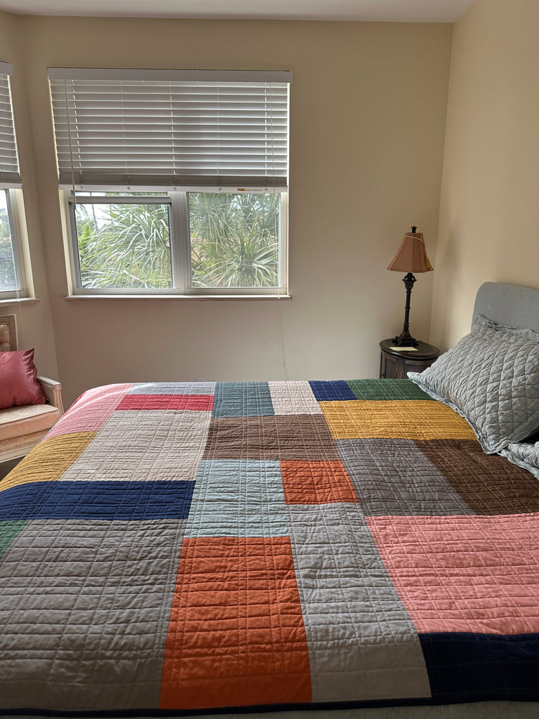 Color block modern quilt CUSTOM – abigailheche