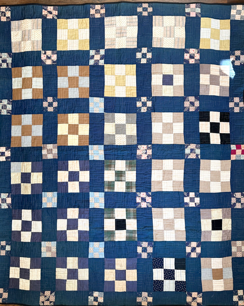 Quilt - Mid century 9 patch