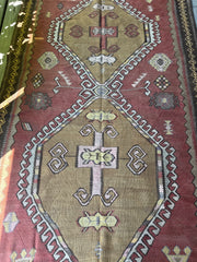 Vintage Turkish Kilim runner