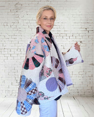 Quilt jacket “lavender fields“
