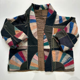 Quilt coat jacket , Bullseye OOAK