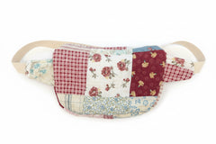 Vintage quilt Crossbody bag- fanny pack - prairie patch