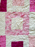 Vintage baby quilt "squared up"