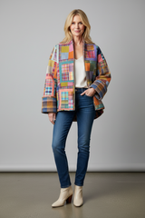 Quilt jacket “coat of many colors”