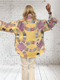 Quilt coat jacket "wedding rings"