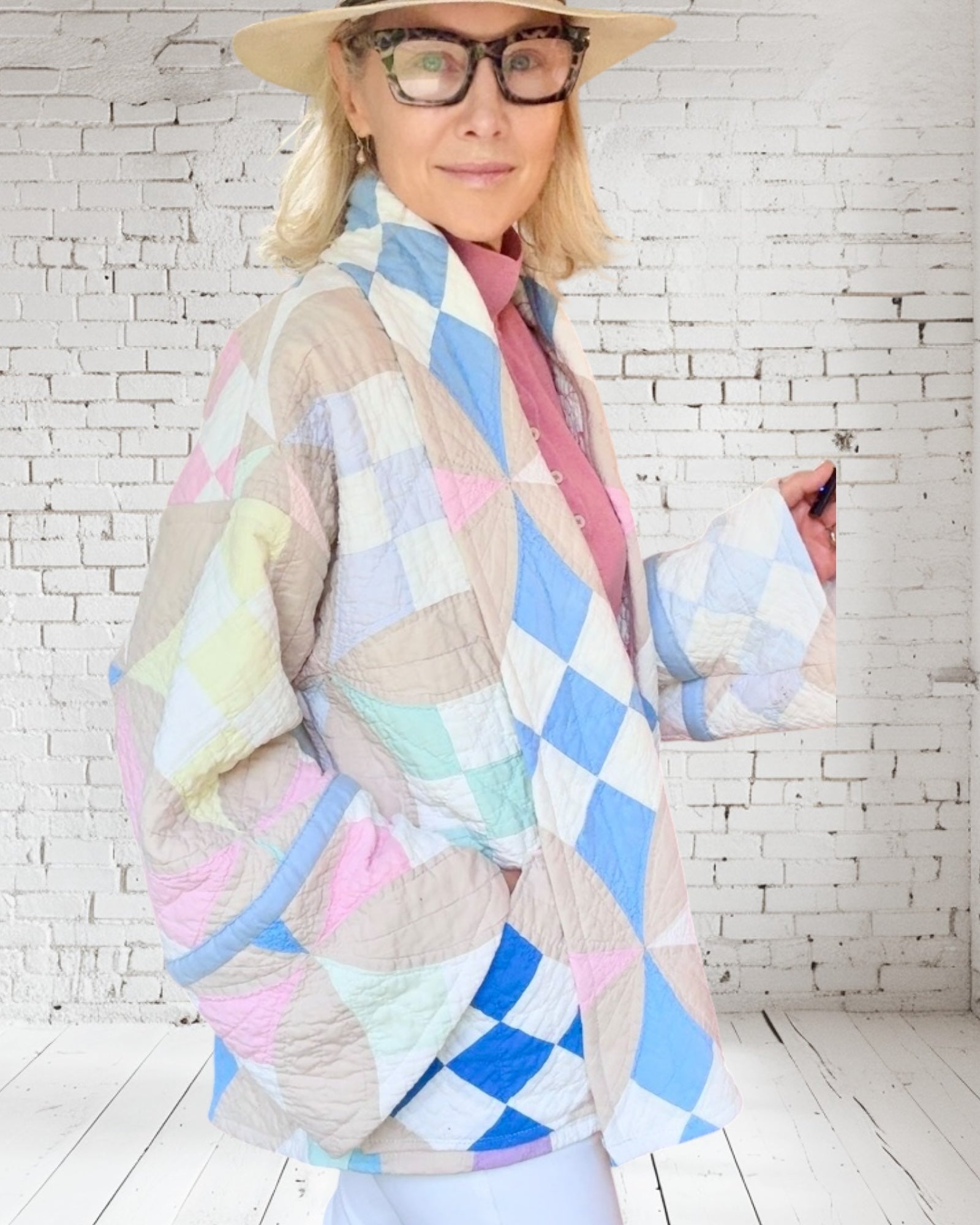 Quilt jacket "spring fling"