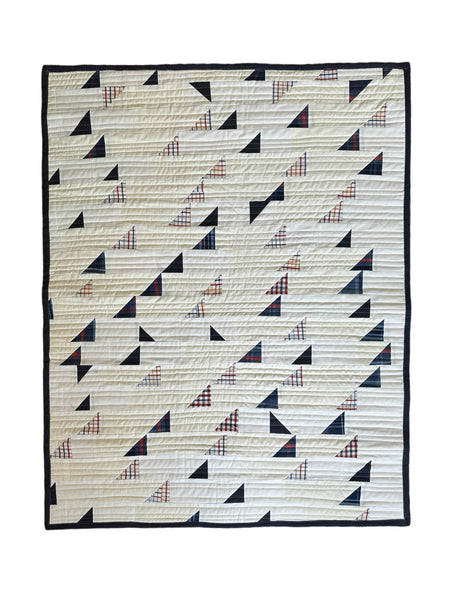 Baby Quilt ,baby sailboats