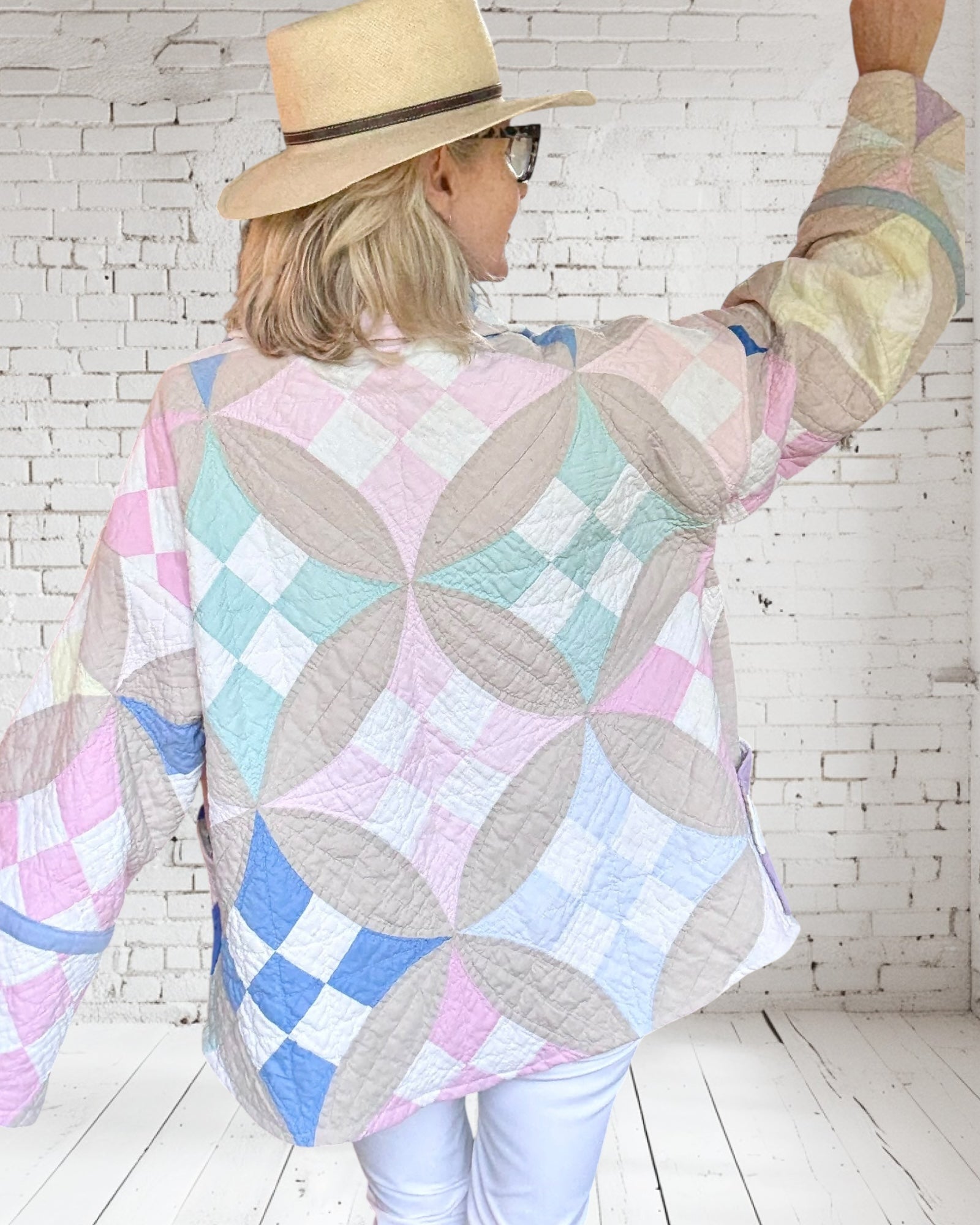 Quilt jacket "spring fling"