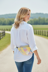 Vintage quilt Crossbody bag-  sunny victory