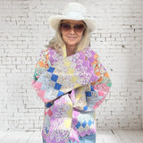 Quilt coat jacket "calico crush"