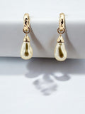 Baroque pearl hoop Earring