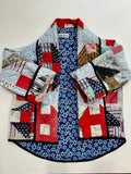 Quilt coat jacket "Holiday " OOAK