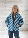 Quilt coat jacket "inside-out"