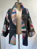 Quilt coat jacket , Bullseye OOAK