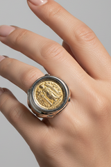 Roman coin ring