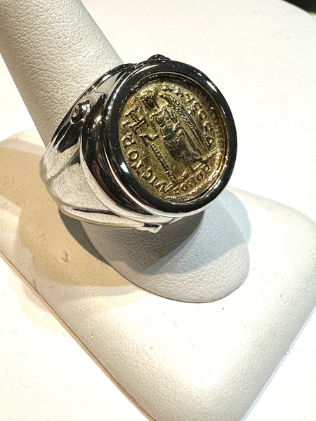 Roman coin ring