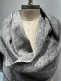 Shawl scarf fringed cashmere