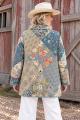 Quilt Market Jacket  "The Teal Deal"
