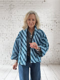 Quilt coat jacket "inside-out"