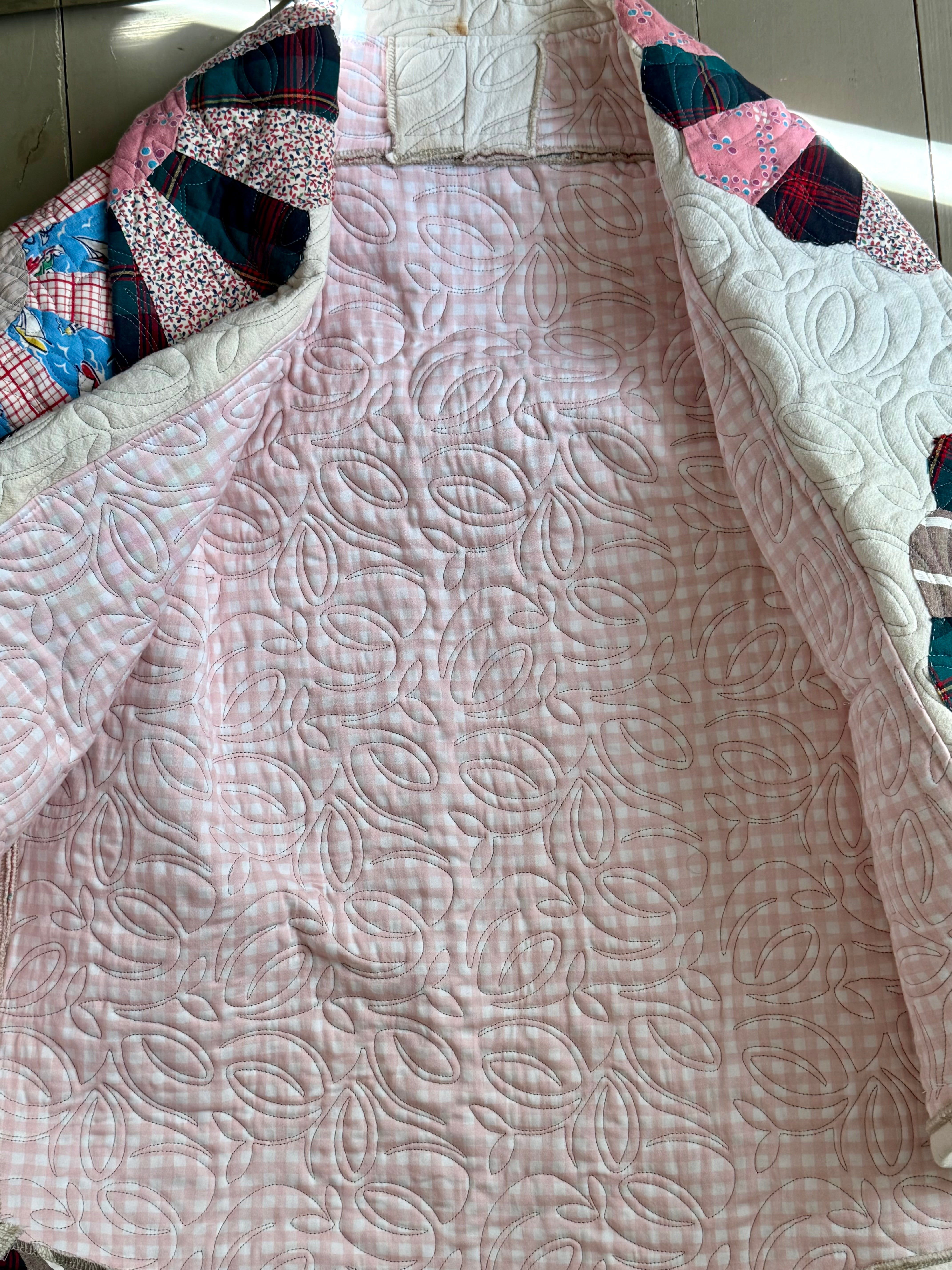 Quilt jacket “lavender fields“