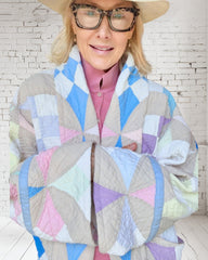 Quilt jacket "spring fling"