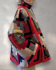 Quilt jacket “Log Cabin”